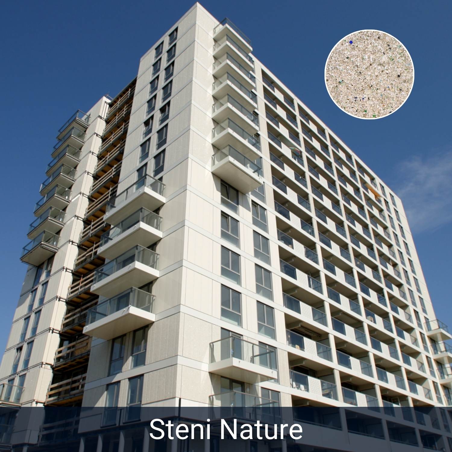 Steni Nature Aggregate Composite Stone Rainscreen Panels